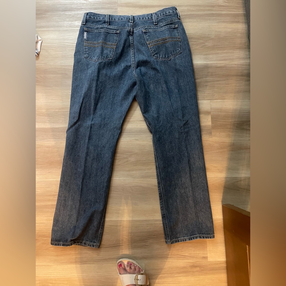 Cinch Men's Relaxed Fit Dark Blue Jeans